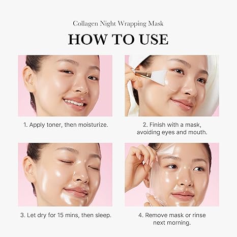Medicube Collagen Overnight Wrapping Peel Off Facial Mask Pack, 75ml